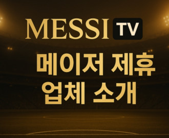 메시티비 공식보증업체 소개